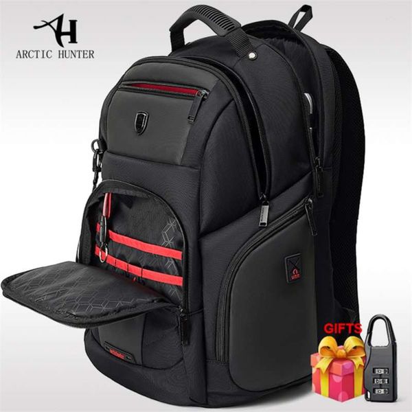 Moda Bolsas Boy Backpacks Marca Projeto Adolescentes Studenst Viagem USB Carregamento Impermeável Schooibag Grande Capacidade Mochila 210929
