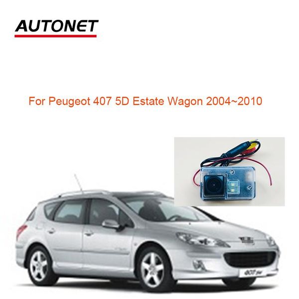 

car rear view cameras& parking sensors autonet hd 1280*720 fisheye camera for 407 5d estate wagon 2004~2010 license plate camera/dyn