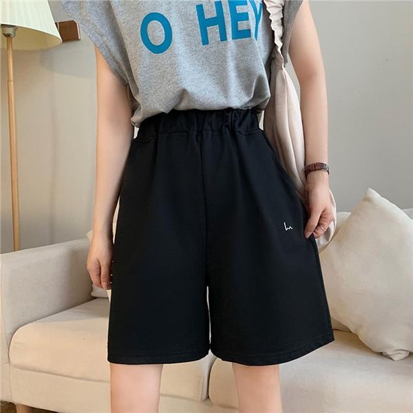 

summer cycling high waist women short harajuku sports fashion plus size korean sweatpants casual streetwear aesthetic clothes, White;black