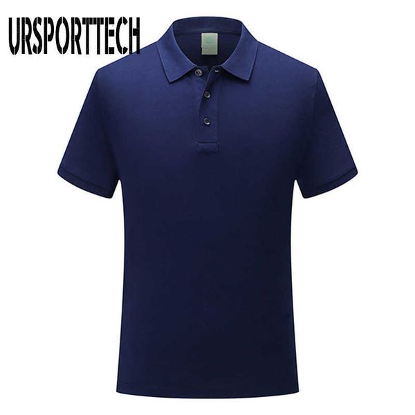 

ursporttech mens polo shirt brands summer cotton solid color short sleeve t man polo shirts breathable polo shirts for men 4xl 210528, White;black