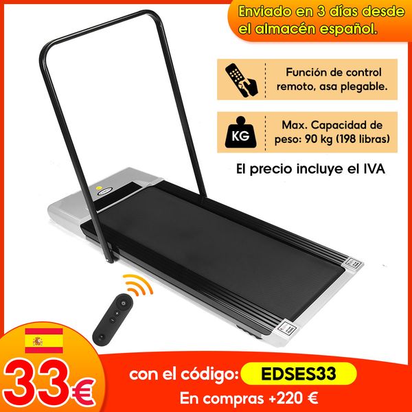 

500w 220v folding electric treadmill lcd display home gym indoor exercise walking pad running machine fitness equipment eu plug