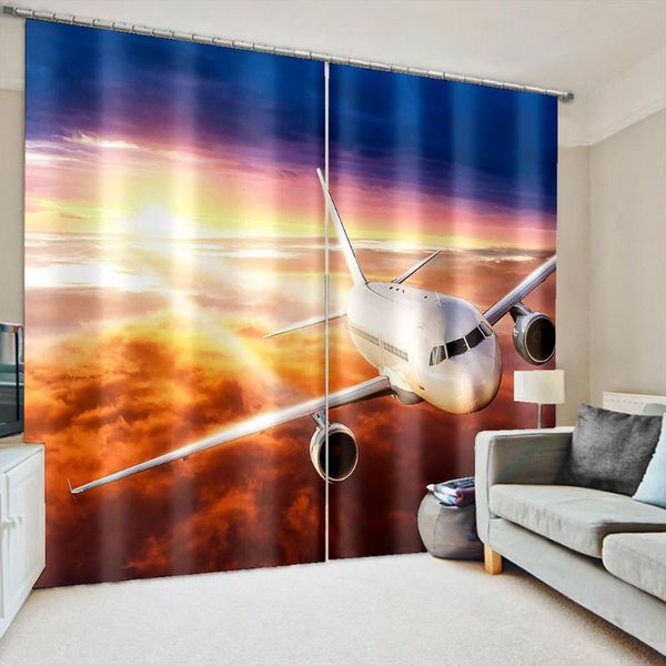 

custom 3d curtain fabric white curtains window for living room bedroom customized size & drapes