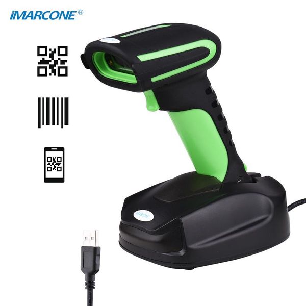 

industrial barcode scanner handheld 1d/2d/qr code usb wired 1 megapixel compatible with windows/android/mac scanners