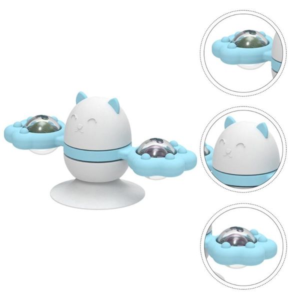 

cat toys interactive turntable teaser slower feeder with flashing