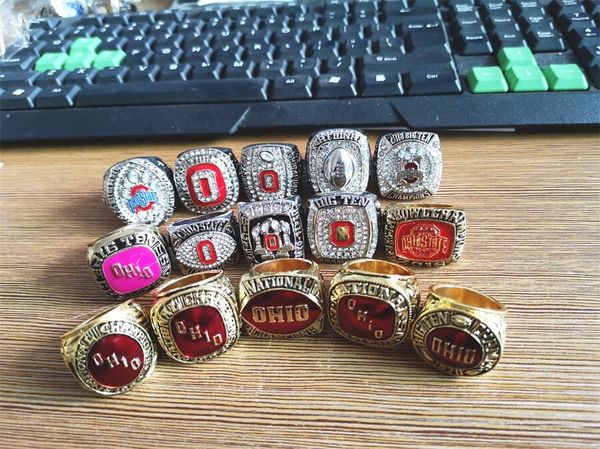 

ohio state buckeyes football world series championship ring size11, Silver
