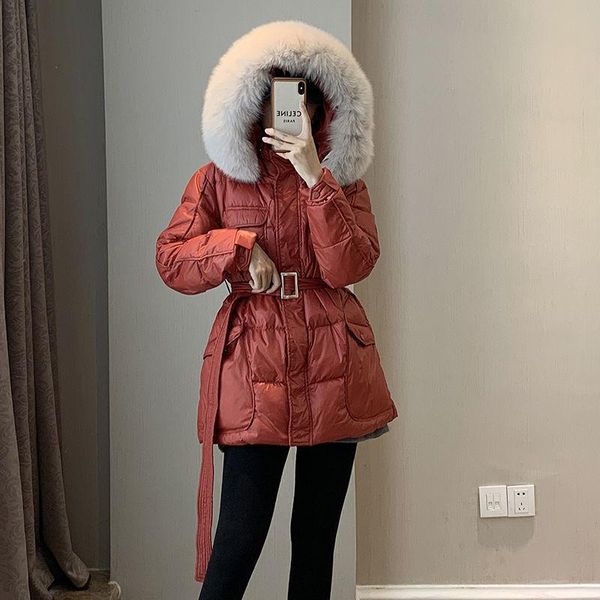 

women's down & parkas woman cotton padded jacket winter female hooded coats warm large size outerwear ladies thicken casual puffer jack, Black