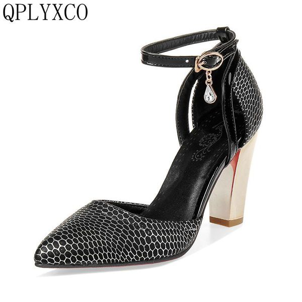 

plus elegant fashion big size 32-43 shoes woman pointed toe high heels pumps party wedding women platform b- dress, Black