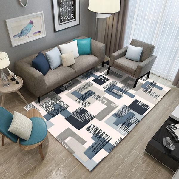 

carpets modern living room coffee table printed carpet customized minimalist floor mat