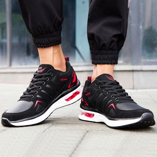 

sneakers mens casual shoes for male sharks trainers new air cushion mesh sports shoes running shoes plus size breathable