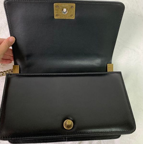 

luxury designer evening womens bags handbags classic flap lady plaid chain crossbody messenger shoulder bag real leather purse totes 25cm