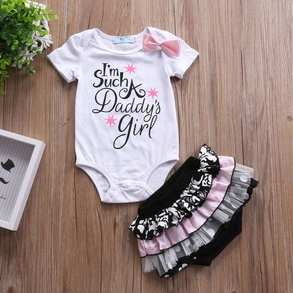 

pudcoco girl set 0-3y 2pcs born infant baby cotton romper polka dot lace shorts summer outfits clothing sets, White