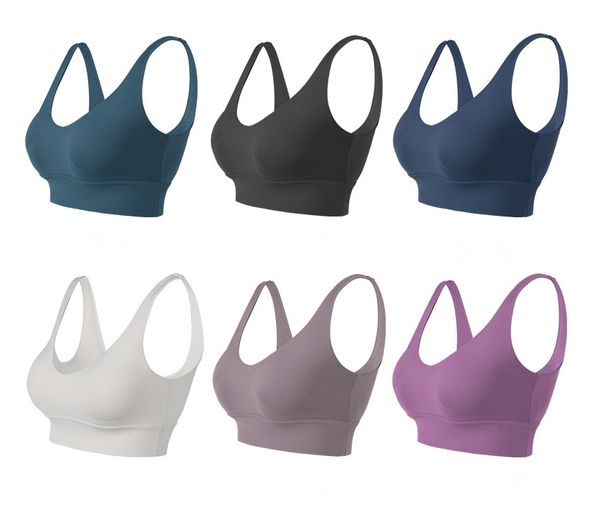 

women sports bra luyogasports yoga outfit bodybuilding all match casual gym push up bras crop indoor outdoor workout clothing, White;red