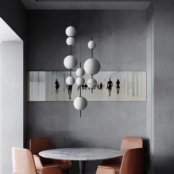 

modern led glass chandeliers nordic indoor lighting hanging lamps simple chandelier kitchen fixtures living room decor