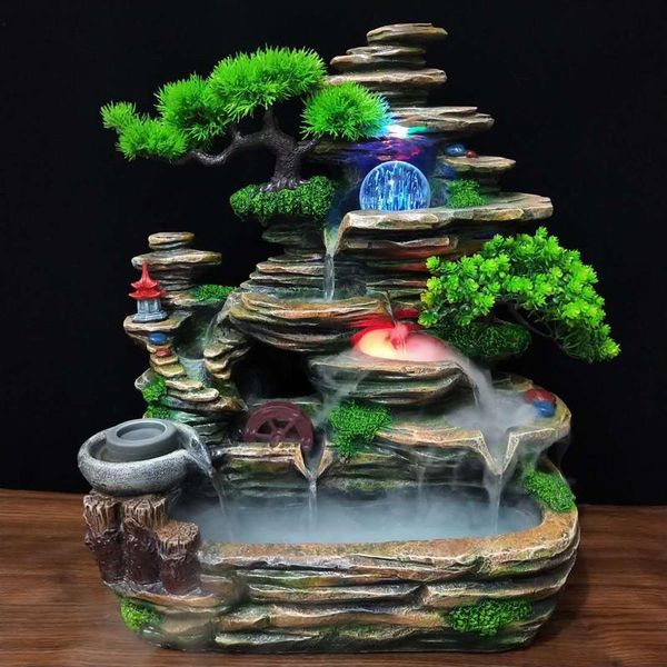 

decorative objects & figurines rockery water atomizing turbine living room courtyard landscaping indoor fish pond waterfall landscape decora