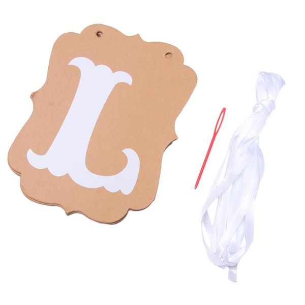 

party decoration love is garland banner for wedding ceremony