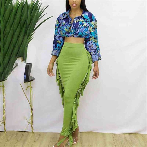 

hight waist stretchy streetwear style women skirt clothesside tassel elegant unique robe straight skinny, Black