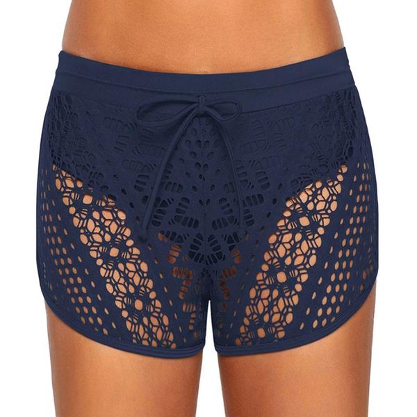 

two-piece suits women shorts hollow out lace open bathing beachwear briefs swimsuit for summer bikini swim #gh