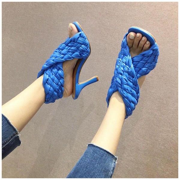 

sandals ladies gladiator super high heel fashion weave open toe cross women shoes slip on dress party woman footwear, Black