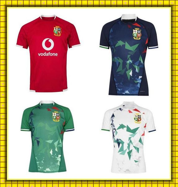 

british 20 2021 & irish lions rugby jersey 21 22 home training shirt size s-5xl, Black