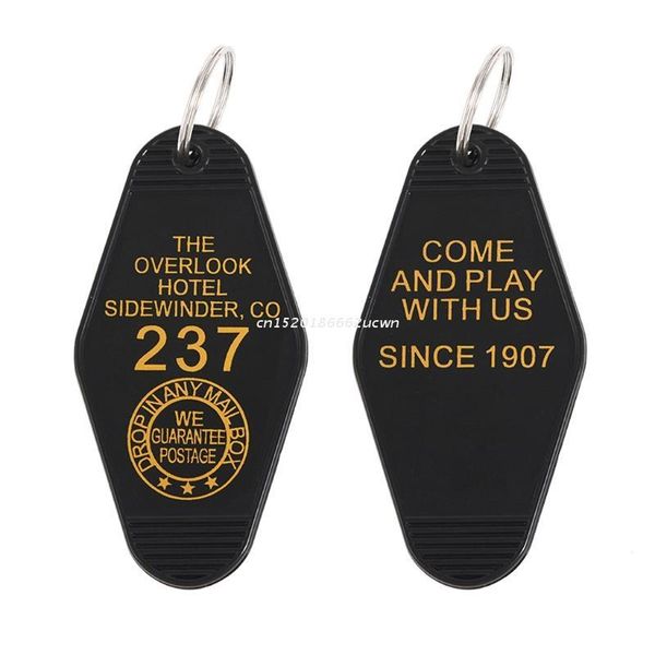 

keychains el room 237 key tag motel keychain keyrings jewelry dropship, Silver