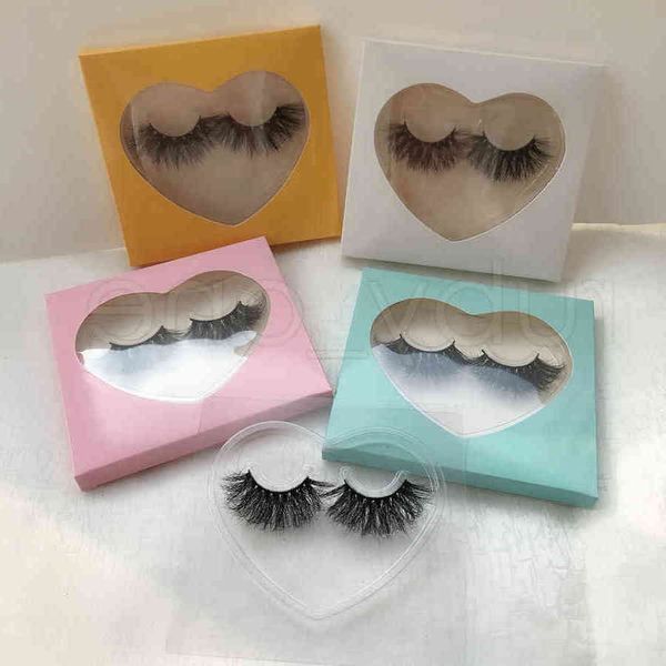 

3d mink eyelash package boxes false eyelashes packaging empty eyelash box case creative heart shaped lashes box packaging caja de pestanas
