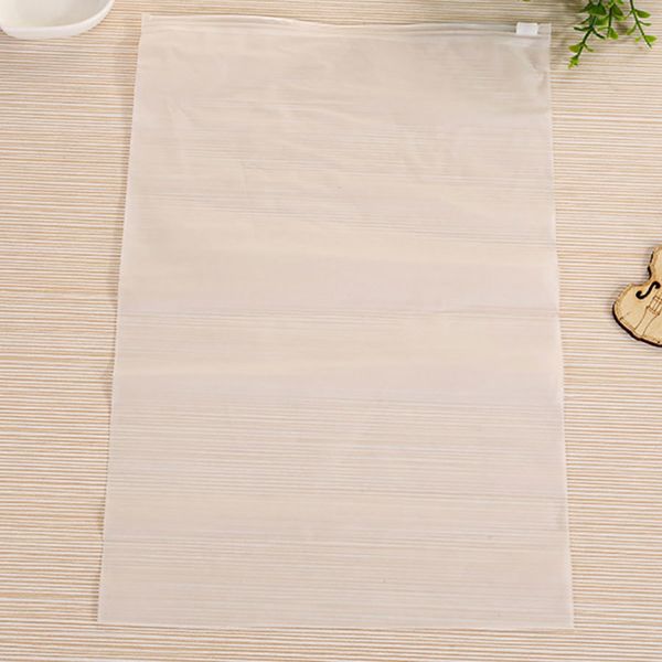 

matte frosted custom plastic packaging cpe slider zipper clothing bags c1lo