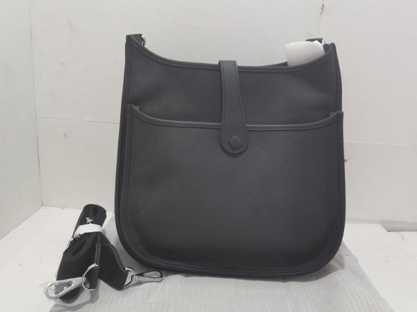 

realfine888 3a evelynes iii large 28cm small 18cm shoulder bags grainy calfskin leather tab closure come with dust bag