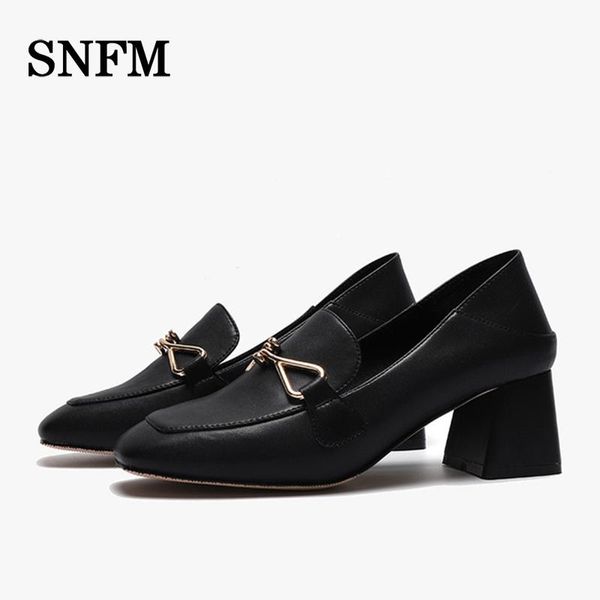 

dress shoes snfm wedding woman 2021 pointed toe square crystal bling high heels buckle shallow sandal party pumps, Black