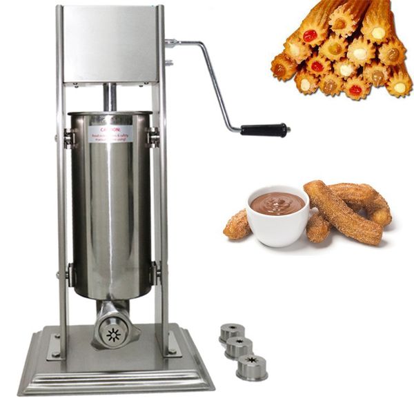 5L Manuale Churros Maker Vertical Churrera spagnola Macchina per churros spagnola in acciaio inossidabile