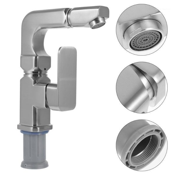 

bathroom sink faucets 1pc kitchen single outlet rotatable cold water1