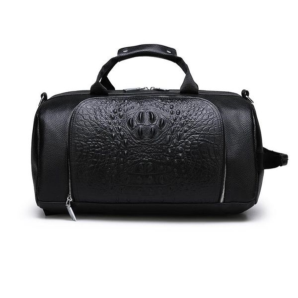 

duffel bags cow genuine leather travel luxury men large capacity portable male shoulder brand real vintage duffle