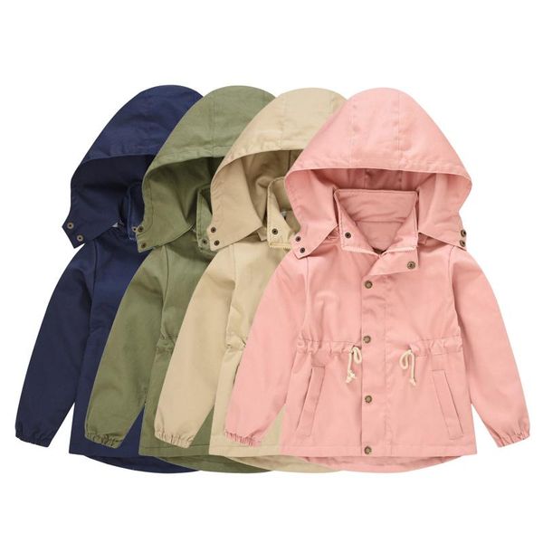 

jackets baby boys for 3-12y grils outdoor jacket zipper hooded windproof coat toddler kids keep warm clothes, Blue;gray