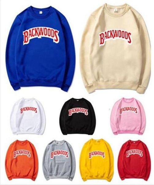

25 backwoods hoodie individual rock men's t-shirt sweater letter print fashion casual pullover sweatshirt long sleeve mens hoodies, Black