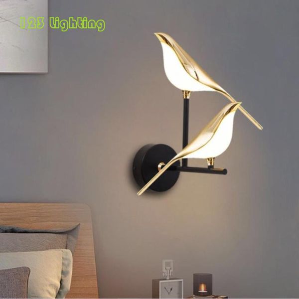 

lovely bird led wall lamp living room bedroom aisle lighting fixtures home decoration surface mount sconce
