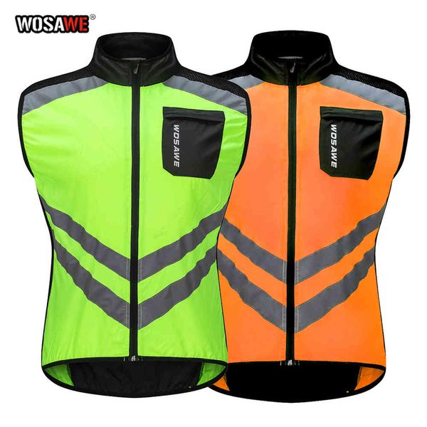 Gilet di sicurezza stradale per abbigliamento riflettente per auto sportive da ciclismo per motociclisti all'aperto ad alta visibilità