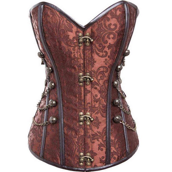 

waist tummy shaper court gothic body shaping metal decorative coat