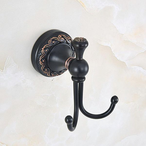 

robe hooks black oil rubbed brass bathroom hardware hook wall mount tba457