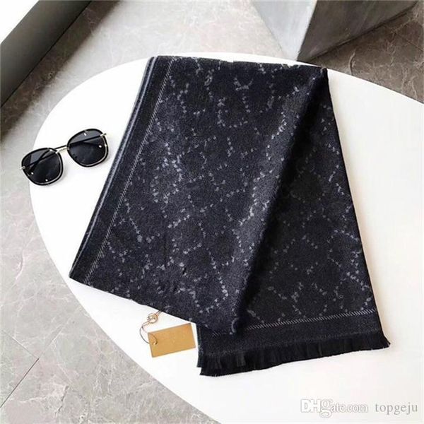 

2021 high qualtiy print animal cashmere brand scarf for women designer luxury long scarves with silver thread shawls wrap, Blue;gray