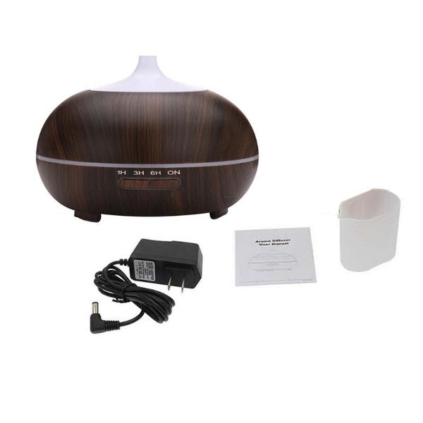 

300ml wood grain ultrasonic aromatherapy machine home humidifier office gift humidifiers