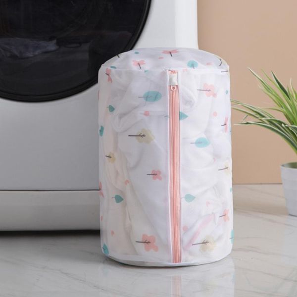 

laundry bags 6pcs mesh bag for clothes reusable garment washing pouch protect clothing bathroom cute print home travel multiple size