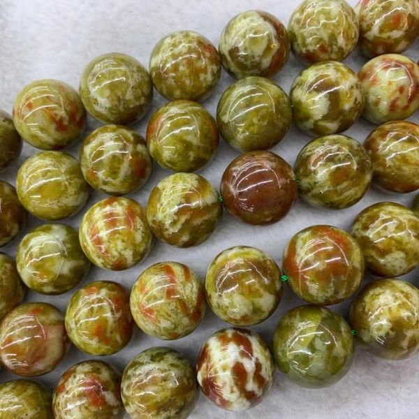 

other green dragon stone beads natural gem diy loose for jewelry making strand 15" wholesale