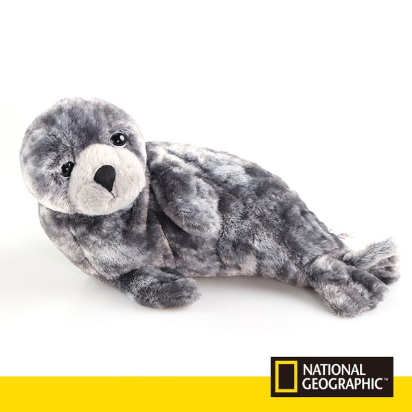

national geographic plush toy grey seal doll