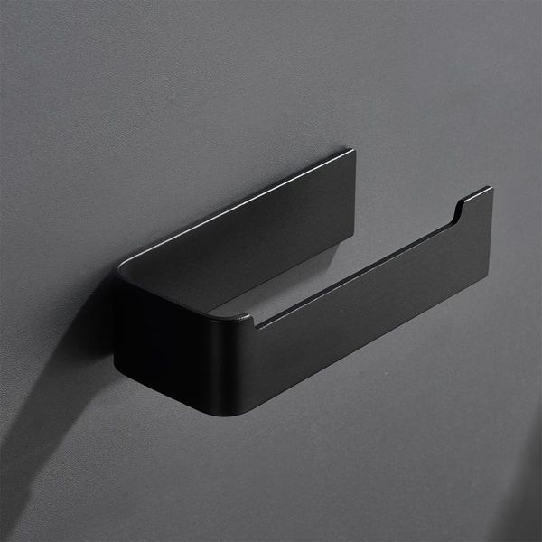 

toilet paper holders aluminum holder tissue rack wall mounted bathroom kitchen roll accessories black hanger