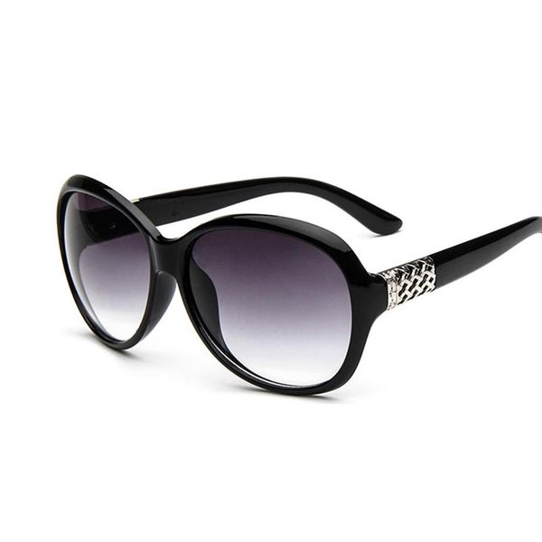 

sunglasses fashion brand designer female decoration big frame european and american retro, White;black
