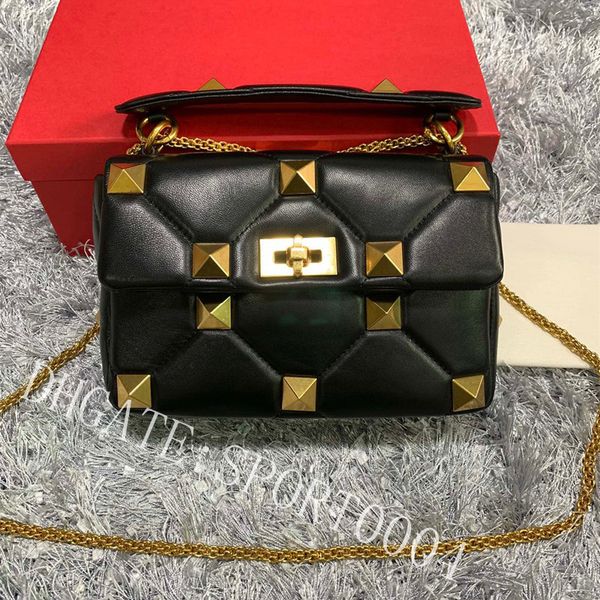 

handbag women luxurys designers bags 2021 crossbody bag luxury designer shoulder napa leather chain nail fashion gold rivet fli