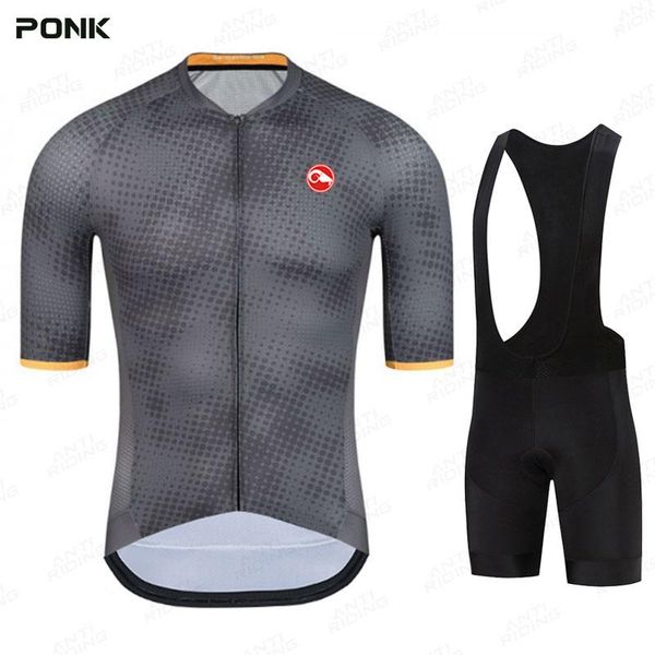 

racing sets 2021 cycling jersey pro team clothing suits mtb clothes bib shorts set men bike ropa ciclismo triathlon, Black;blue