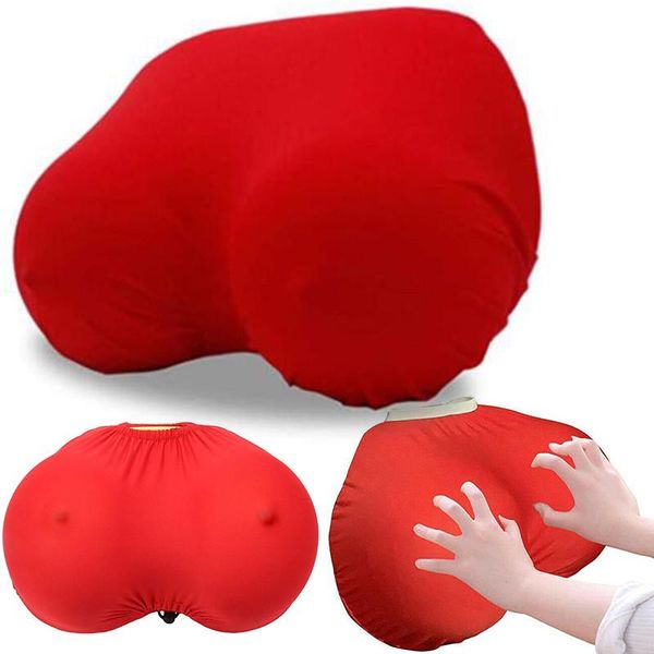 

pillow latex chest boobs breasts shaped cushion soft memory foam deep sleep birthday xmas gift artificial hug