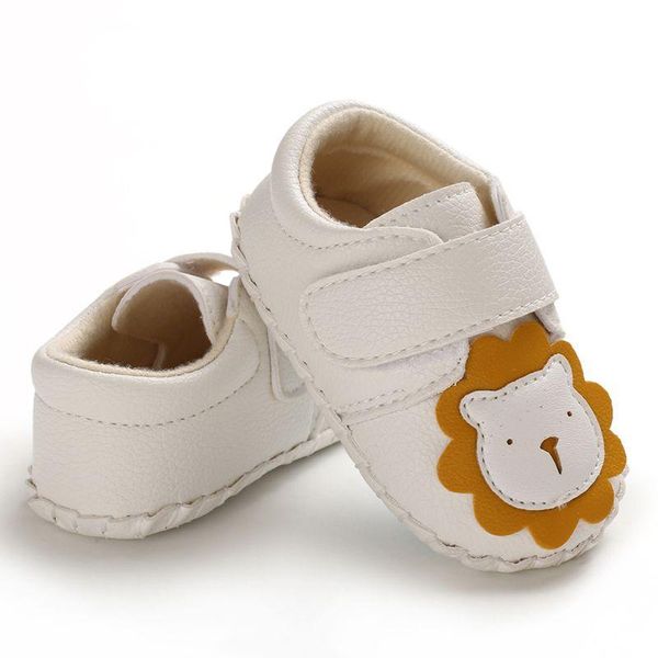 

first walkers toddler infant born baby girl cartoon lion shoes crib size 0-18 months