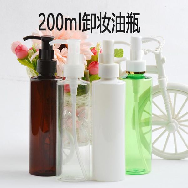 

storage bottles & jars 200pcs 200ml pet plastic bottle with black/white lotion pump,empty cosmetic containers