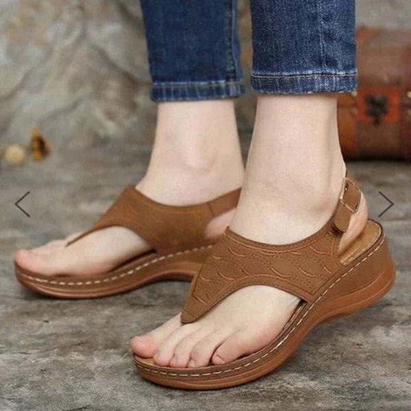 

sandals 2021 women platform shoes summer open toes for retro women's leisure ladies slip-on female footwear, Black